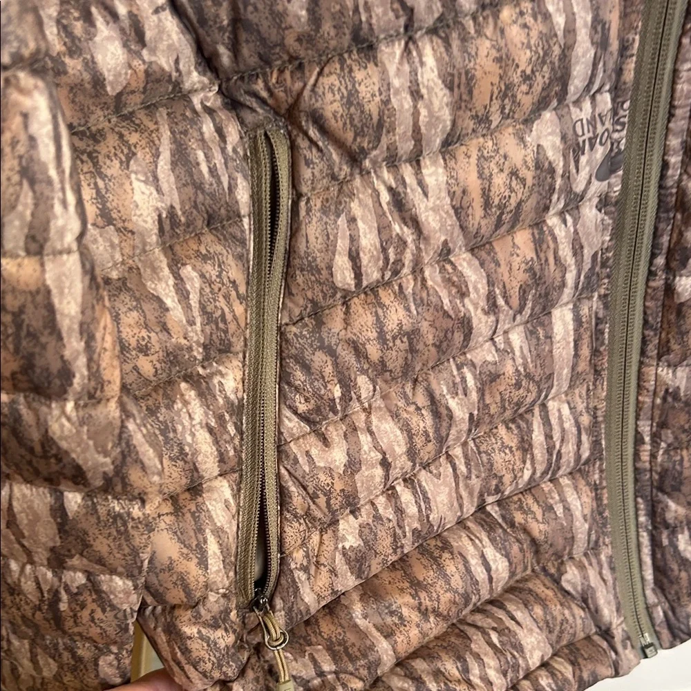Brown Banded Camouflage Puffer Jacket - Picture 7 of 10